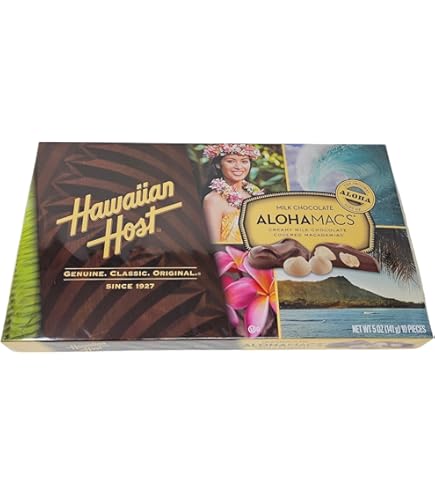 Amazon.com : Hawaiian Host Milk Chocolate AlohaMacs : Grocery